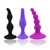 Гибкие силиконовые анальные стимуляторы Sexyland (3 Шт.)  photo 2