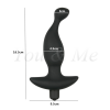 Силиконовая анальная пробка с вибрацией photo 3