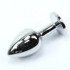 Хромированная анальная пробка Jeweled Metal SexyToy S00216 photo 5