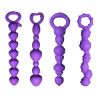 Силиконовые анальные бусы 4 вида photo 2