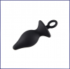 Черная анальная пробка Butt Plug photo 2