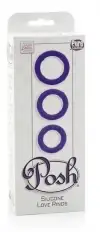 Набор колец эрекционных POSH SILICONE RINGS PURPLE photo 6