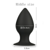 Анальная пробка. Силикон. Черный. photo 5