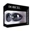 Металева анальна пробка із прикрасою у вигляді кристалу Dorcel - Diamond Plug BLACK L photo 7
