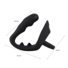 Силиконовый массажер простаты с кольцом на пенис photo 6