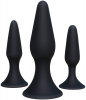 Силиконовые анальные пробки для начинающих 3 шт photo 2