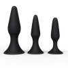Силиконовые анальные пробки для начинающих 3 шт photo 3