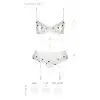 Сексуальний комплект з поясом для панчіх LOVELIA SET white XXL/XXXL - Passion photo 7