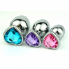 Анальная пробка с кристалом-3 шт./лот photo 2