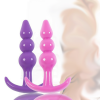 Анальные пробки силиконовые с шариками photo 2
