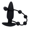 Анальний корок з кільцем для пеніса. Вібраційна. Силікон. photo 5