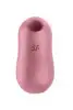 Вакуумний стимулятор із вібрацією Satisfyer Cotton Candy Light Red photo 3