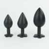 Анальная пробка металлическая, 3 размера photo 2