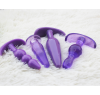 Анальные пробки фиолетовые - 4 шт./компл.  photo 3