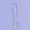Прозрачный фаллоимитатор на присоске ADDICTION Vertical Dong 7″, вибропуля в подарок photo 2