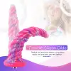 Фантазійний фалоімітатор 10.12″ для секс-машин Hismith Silicone Dildo rose Monster Series photo 4