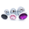 Анальные пробки из нержавеющей стали - 3 шт./компл.  photo 3