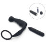 Анальный вибратор с кольцом водонепроницаемый photo 6