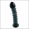 Черный фаллоимитатор из стекла Butt Plug photo 2
