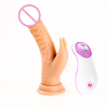 Подвійний силіконовий фалоімітатор із сильною присоскою та вібрацією, 7 режимів photo 3