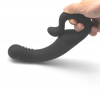 Великий силіконовий фалоімітатор Smspade, колір чорний, 245 х 35 мм photo 2