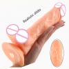 Реалістичний фалоімітатор на присосці, колір тілесний, 19 х 3.5 см photo 2