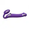 Безремінний страпон з вібрацією Strap-On-Me Vibrating Violet L, діам. 3,7 см, пульт ДК, регульований photo 4