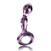 Анальные шарики из фиолетового стекла photo 5