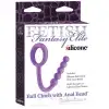 Анальная цепочка и эрекционная насадка BALL CINCH ANAL BEAD PURPLE  photo 3