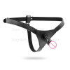Фаллоимитатор на кожанных трусиках, черный photo 2