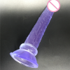 Гелевый фаллоимитатор на присоске 19.5 см  photo 4
