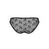 Трусики-слипы с кружевной сеточкой Dina Thong black S/M - Passion photo 6