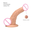 Гибкий реалистичный фаллоимитатор на мощной присоске photo 6