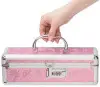 Кейс для зберігання секс-іграшок BMS Factory - The Toy Chest Lokable Vibrator Case Pink з кодовим за photo 4