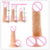 Силіконовий фалоімітатор реалістичний на присосці photo 2
