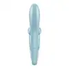Вібратор-кролик Satisfyer Touch Me Blue, подвійний відросток, 3 потужні мотори photo 3