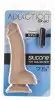 Изогнутый фаллоимитатор на присоске ADDICTION — BRAD 7,5″ Dildo With Balls, Beige photo 6