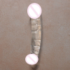 Большой двойной фаллоимитатор Dildo Butt Plug из стекла photo 3