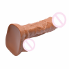 Реалистичный фаллоимитатор, цвет коричневый, 28х6 см photo 6