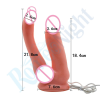 Двойной Реалистичный Вибрационный Фаллоимитатор  photo 3