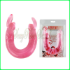 Силиконовый двойной фаллоимитатор Кролик BAILE  photo 2