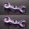 Фиолетовый фаллоимитатор Butt Plug из стекла photo 6