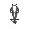Напівпрозоре боді з вирізами Passion Exclusive Mirajane Body black S/M, чорне photo 3