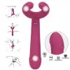 Вібратор для пар Love To Love PLEASE ME - PLUM STAR з трьома моторами, гнучкий photo 4