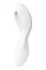 Вакуумний смарт-стимулятор із вібрацією Satisfyer Curvy Trinity 5 (White), керування зі смартфона photo 3