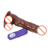 Силіконовий Коричневий Вібратор Фалоімітатор photo 5