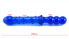 Синий стеклянный фаллоимитатор Butt Plug 225*33 мм photo 4