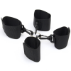 Черный наручники на руки и ноги для связывания из нейлона photo 2