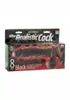 Фалоімітатор REALISTIC COCK 8 BLACK photo 4