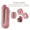 Двойной дилдо для секс-машин Hismith 8.5” Two Cocks One Hole Silicone Dildo photo 2